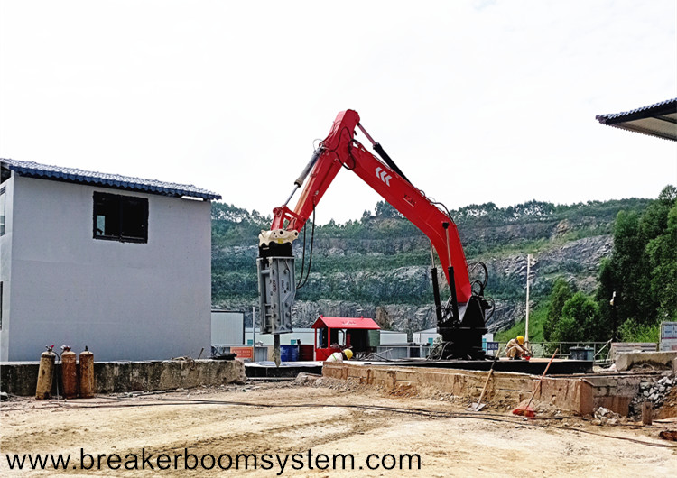 системы отбойных молотков со стрелой