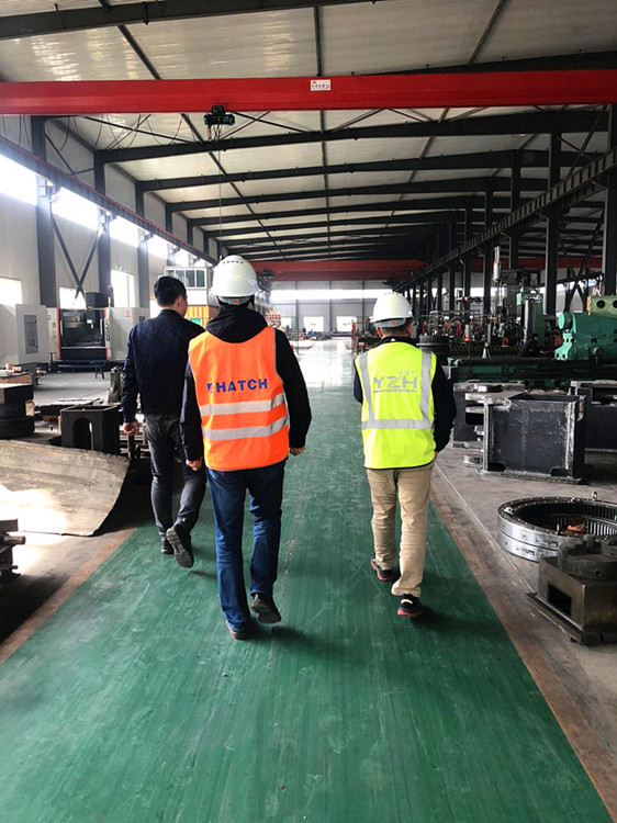 Приглашаем канадскую HATCH Group посетить завод Jinan YZH