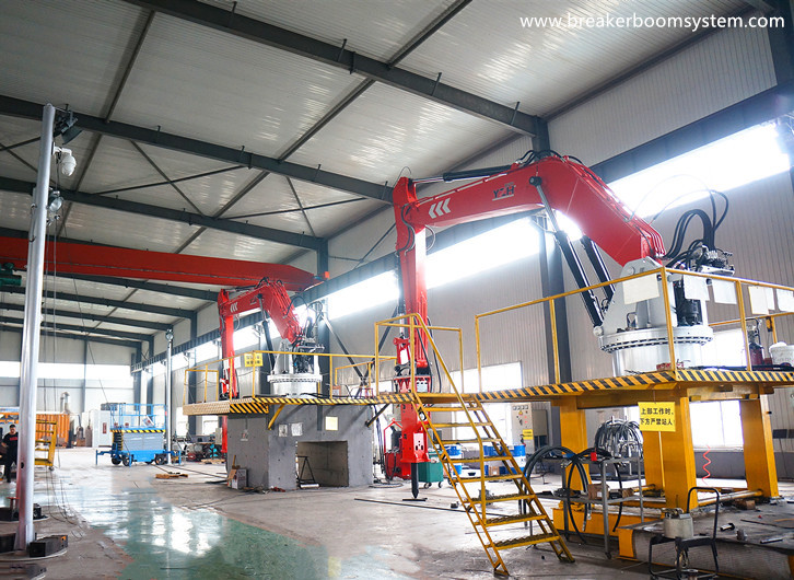 система отбойного молотка на пьедестале