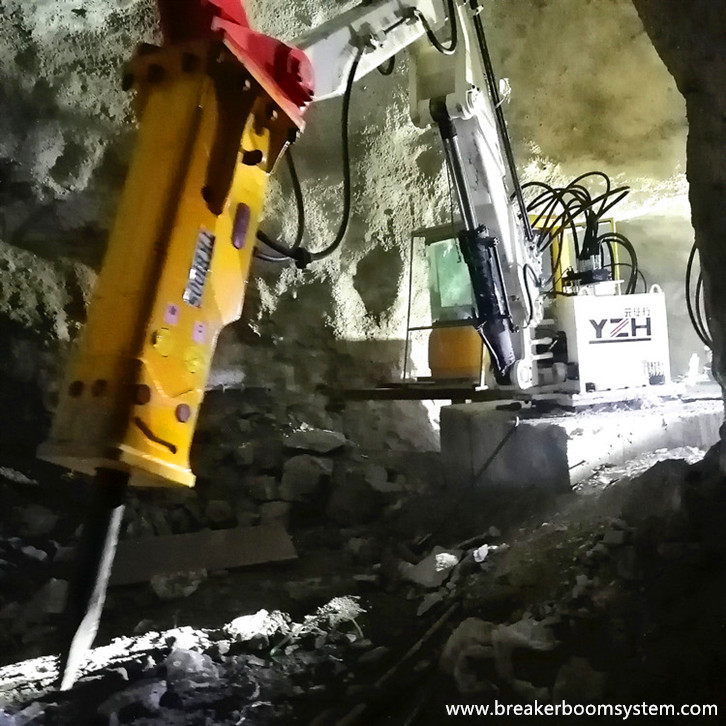 гидравлическая штанга с гидравлическим отбойным фиксатором