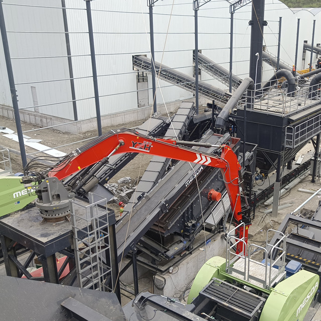 Статическая система камнедробилки на пьедестале YZH