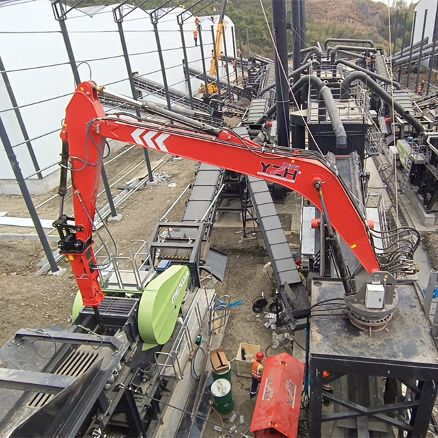 Статическая система камнедробилки на пьедестале YZH