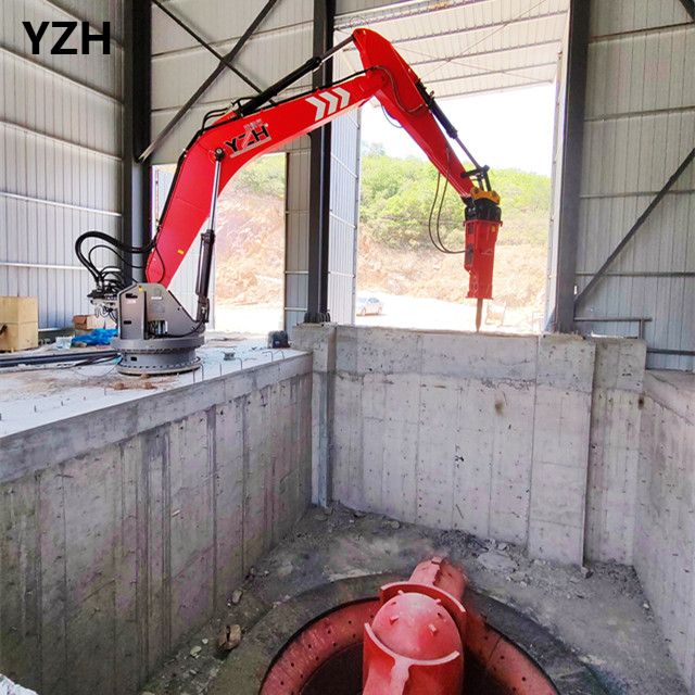 Стационарный гидравлический камнеотбойник YZH