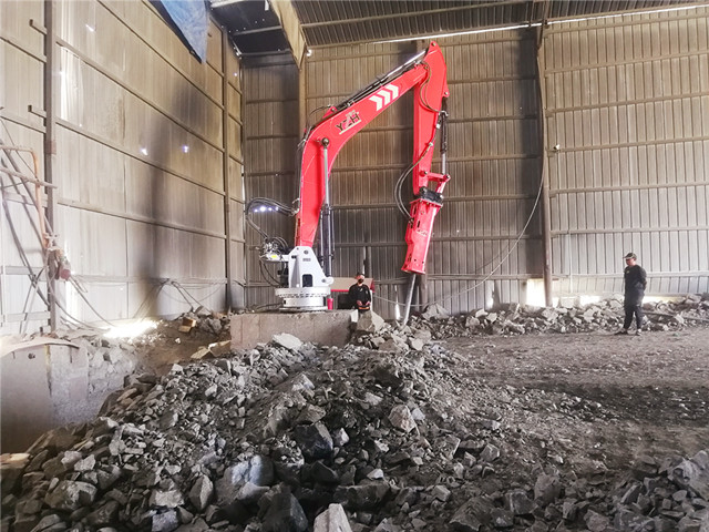 Pedestal Rock Breaker Boom Systems