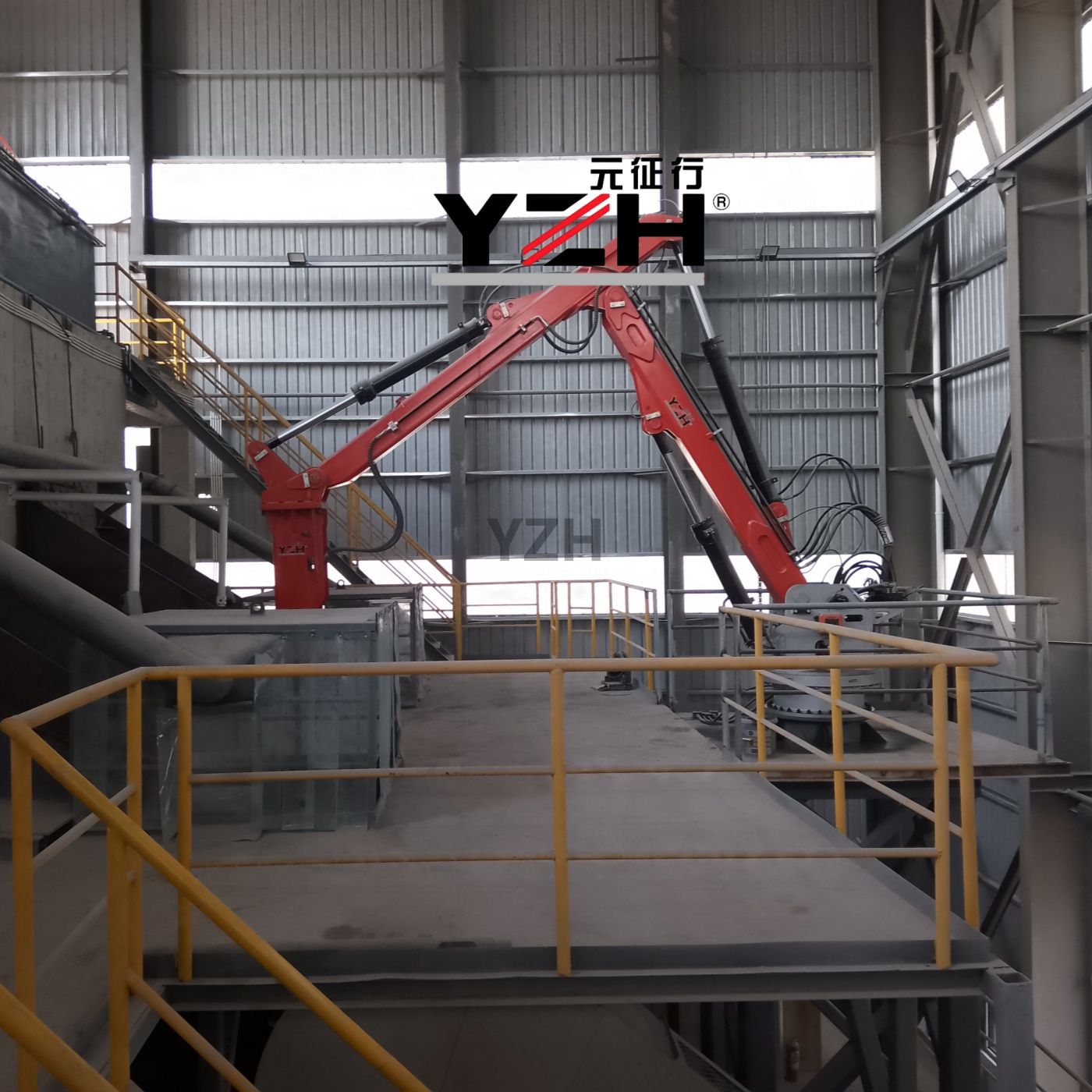 YZH Pedestal Boom Boom Rockbreaker System