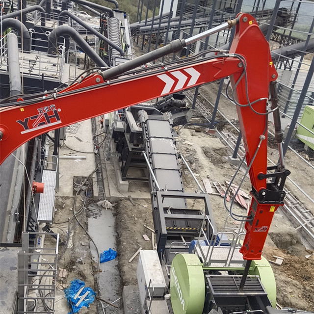 Статическая система камнедробилки на пьедестале YZH