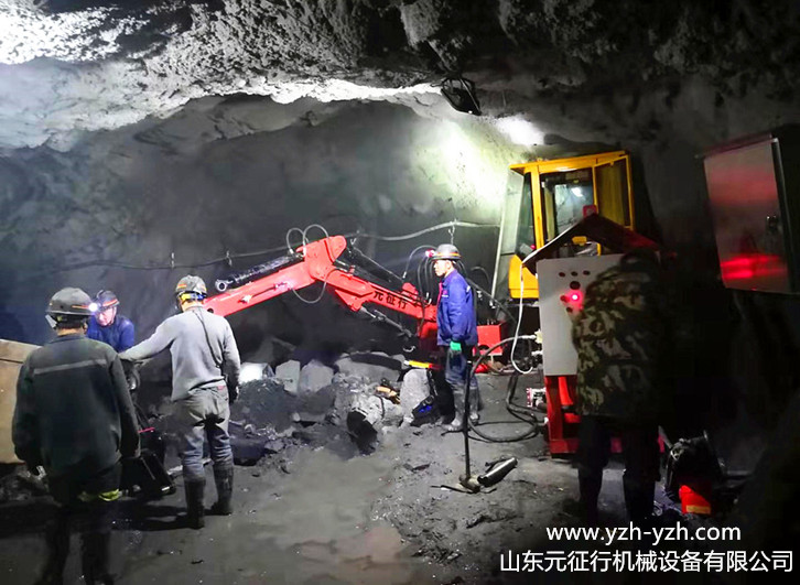 Многофункциональный гидротехнический манипулятор успешно применяется в подземной шахте
