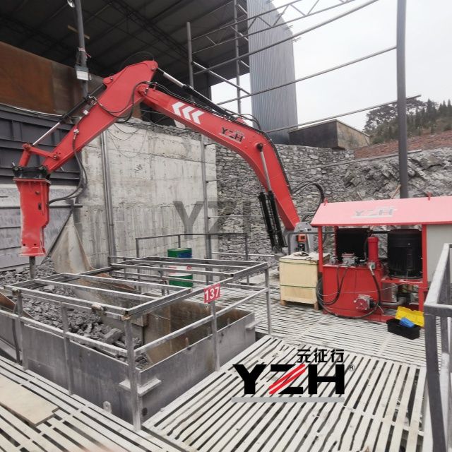 YZH Pedestal Rock Breaker System