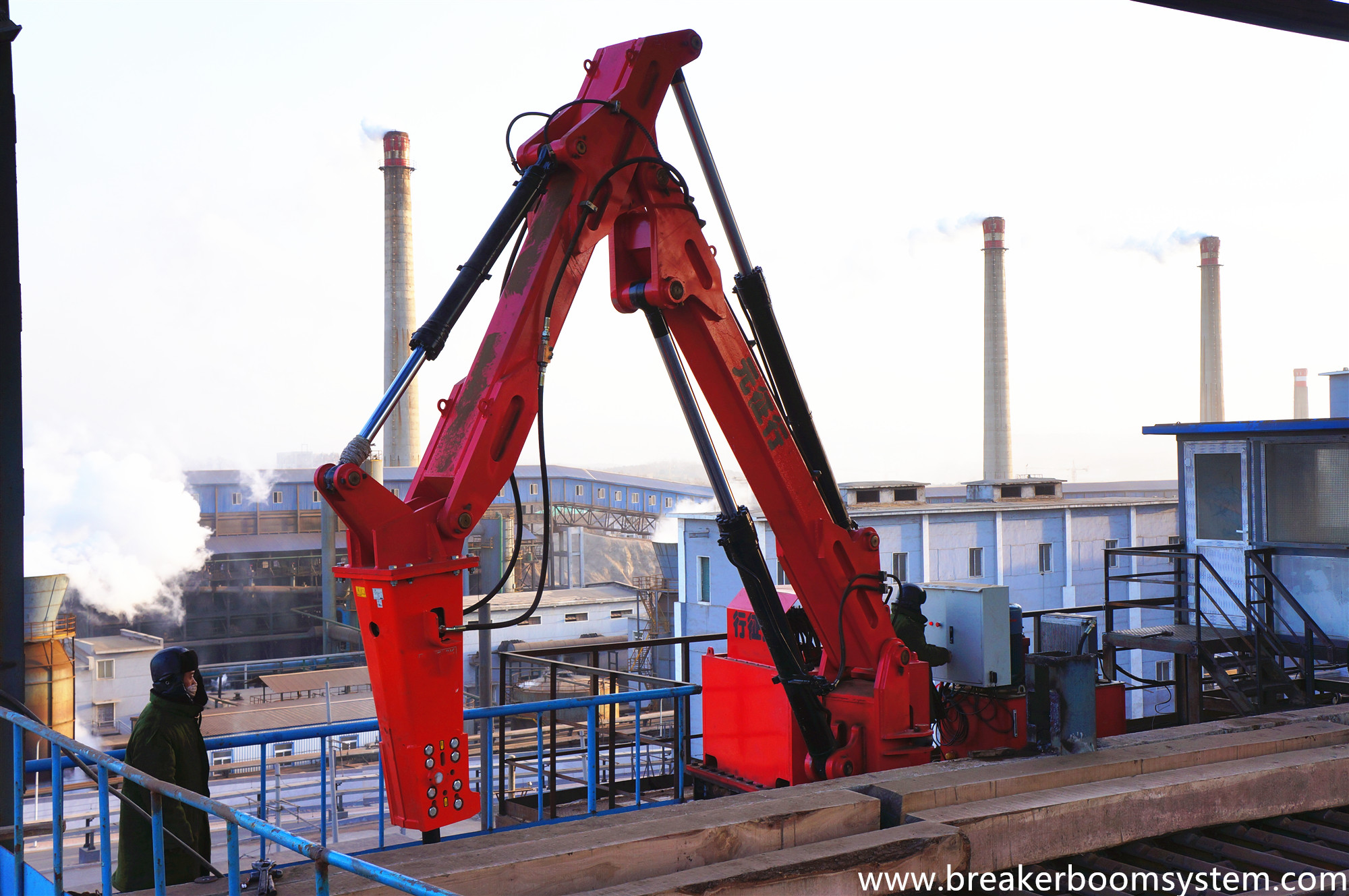 стационарный выключатель стрелы