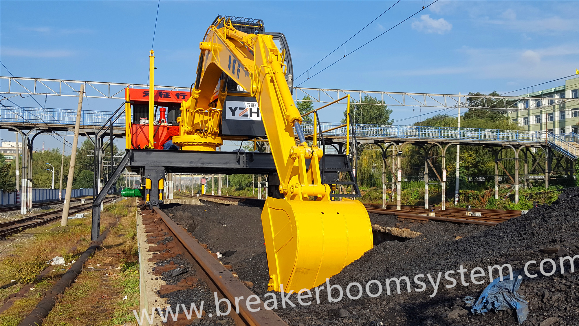 Орбитальное движение экскаватора